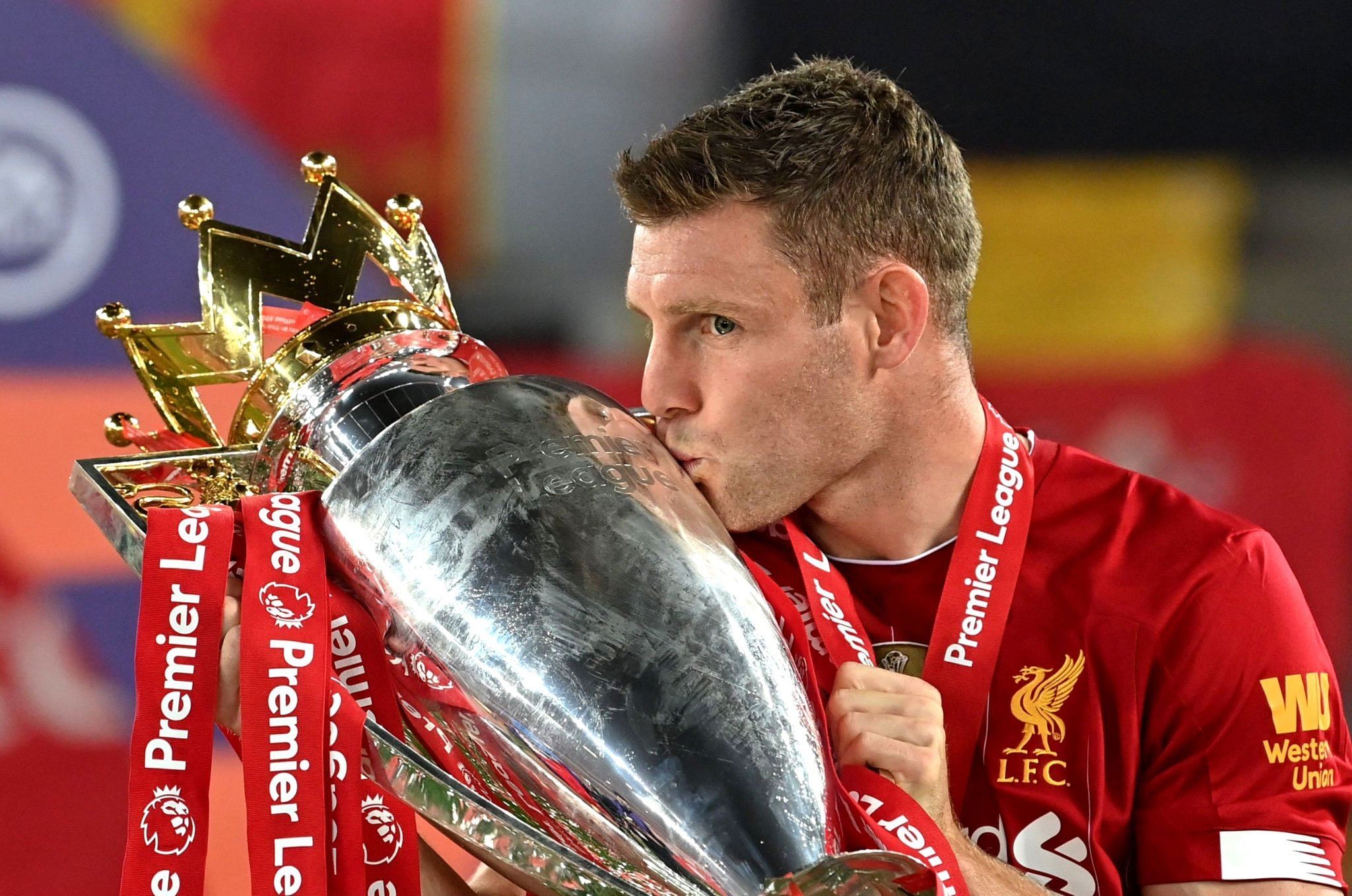 Always Been Man United F Ing W Ers James Milner Before Liverpool Lifted Premier League Trophy