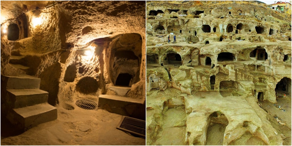 Did You Know About The Underground Cities in Cappadocia, Turkey, Going as  Deep as Almost 200 Feet?