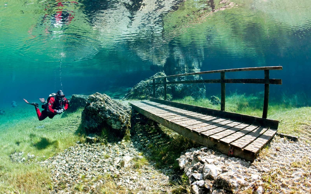 Would You Believe This Park in Austria Literally Turns Into a Lake in Summers?