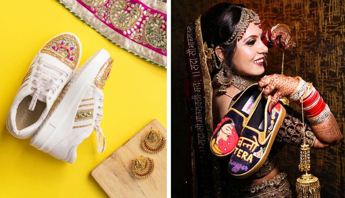 shoes to wear with lehenga