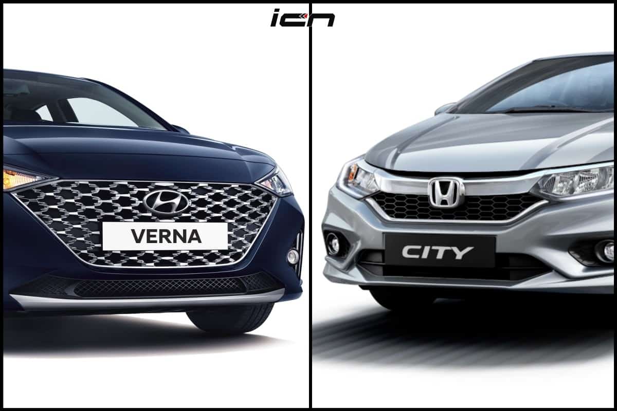 2020 Hyundai Verna Vs Honda City Price Features Comparison