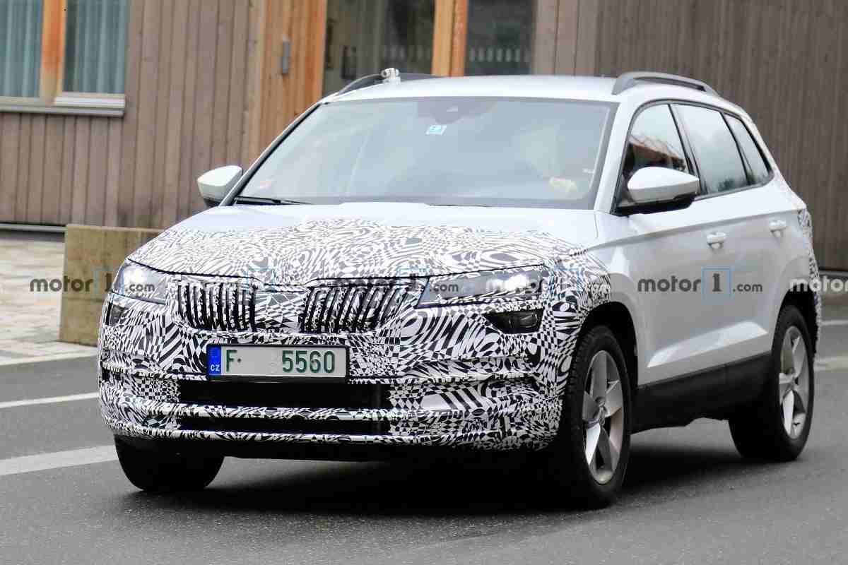 Skoda Karoq Facelift Spied For The First Time