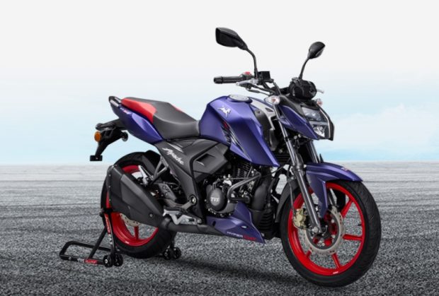 TVS Motor unveils TVS Apache RTR 160 4V with dual channel ABS