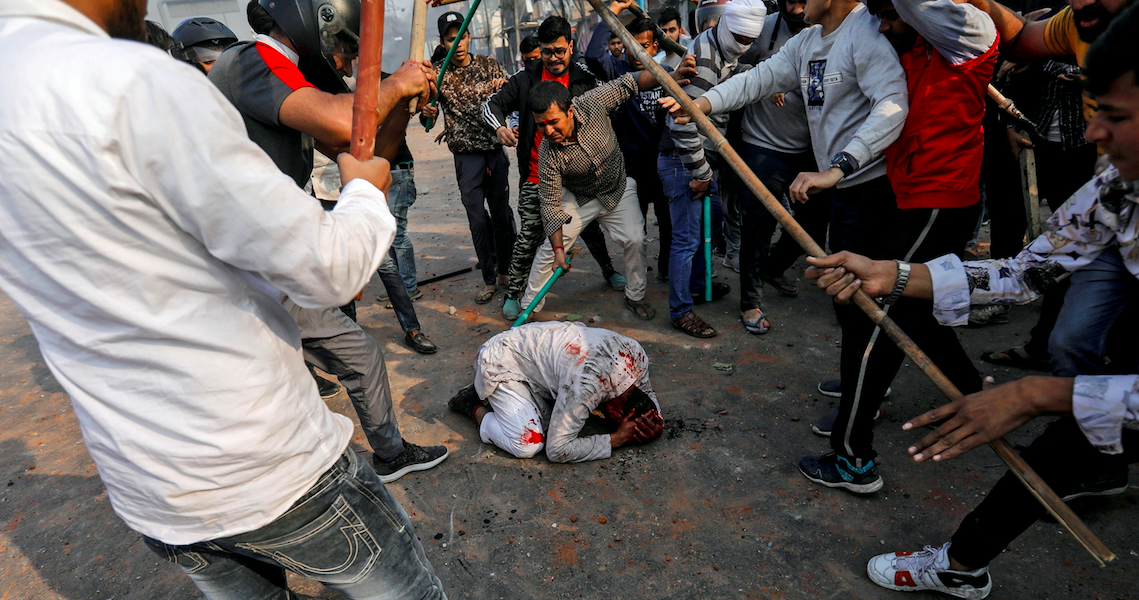 Photo of Muslim Man Being Beaten in Delhi Riots is Reuters' India Pick in  'Pictures of Year' List