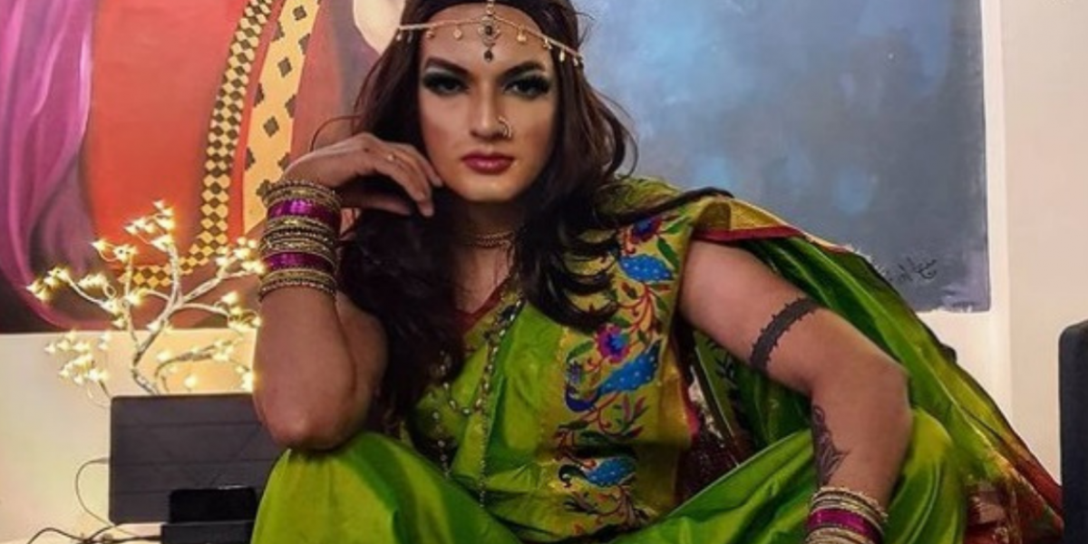Rape Saree Open Sex - The Drag Queen Comedian Who Wants To Create a World Where Being Queer Is  the Norm
