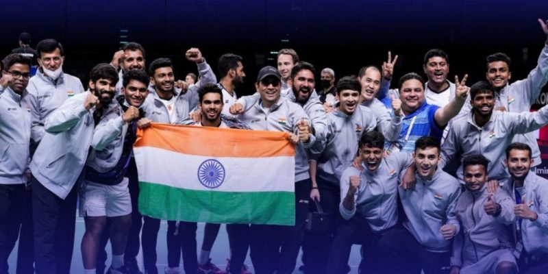 India mengalahkan india 3-0 untuk kemenangan Piala Thomas pertamanya