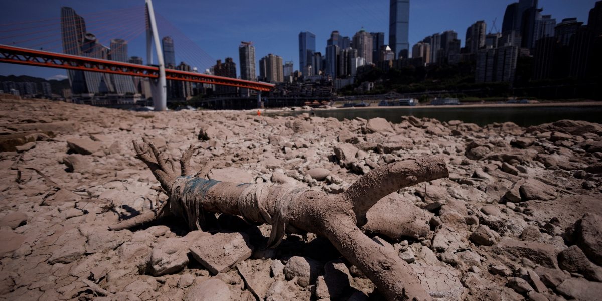 Yangtze River Tributary Runs Dry as China Faces Another Month of Drought