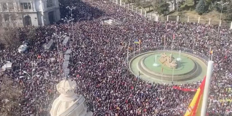 Manifestación masiva en España contra la “destrucción” del sistema de salud pública por parte del gobierno