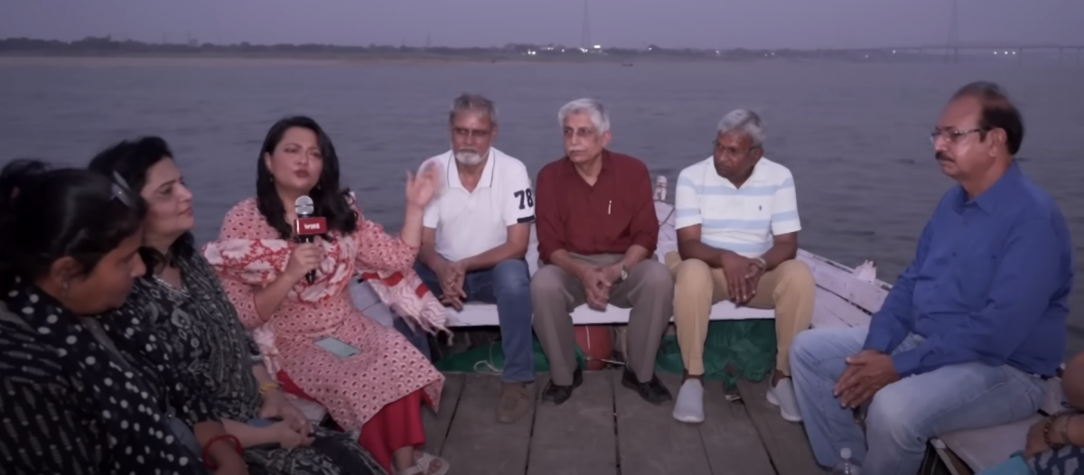 A Political Evening on the Ghats of the Ganga