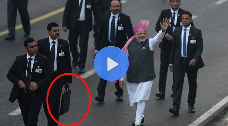 What is in the briefcase of India's PM Bodyguards ? 