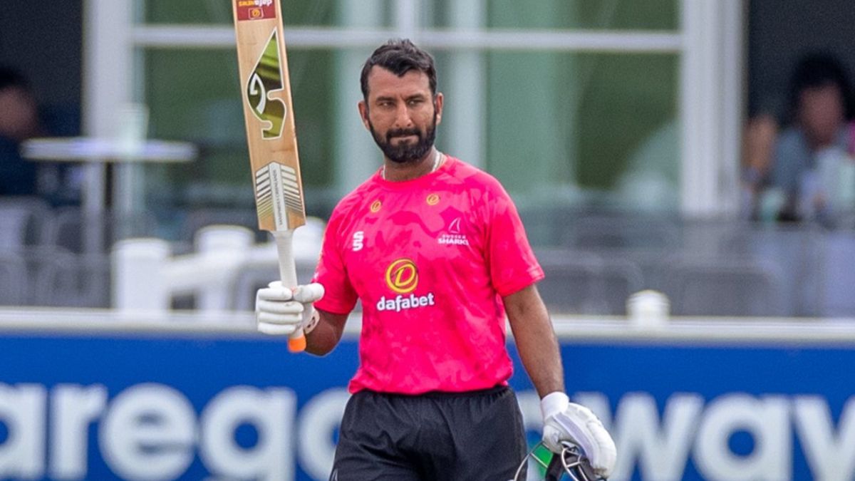 Cheteshwar Pujara sparkles with 75-ball century in Royal London Cup